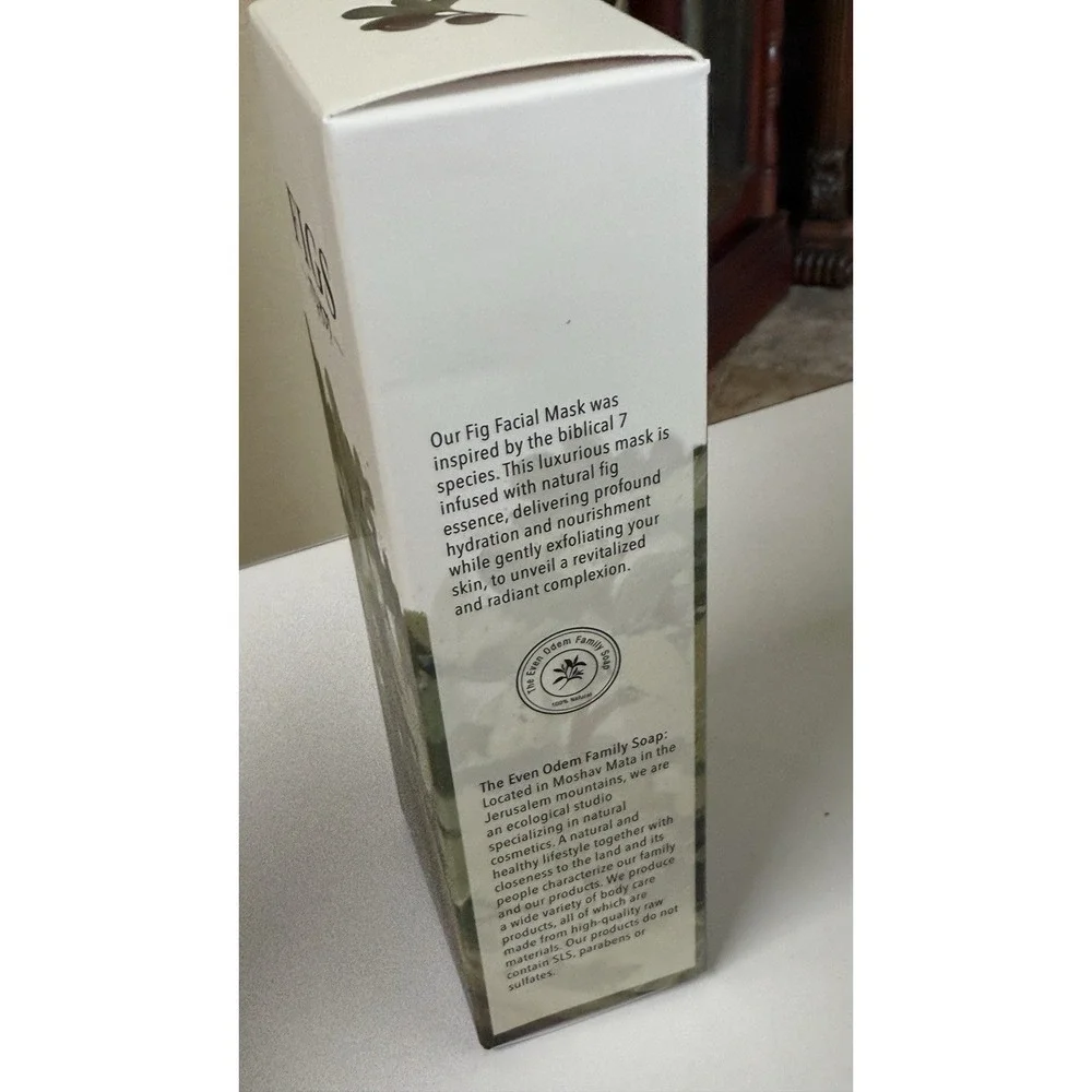 Figs Facial Mask from Even Odem Family Soap (3.38 oz) Made in Israel, New in Box